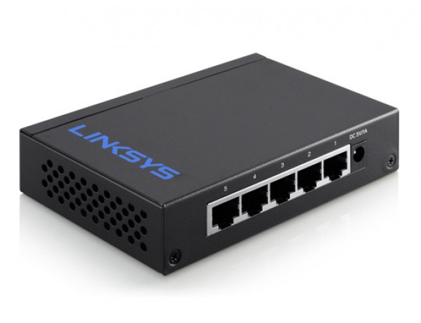 Gigabit Switching Hub LINKSYS (LGS105-AP) 5 Port (5")