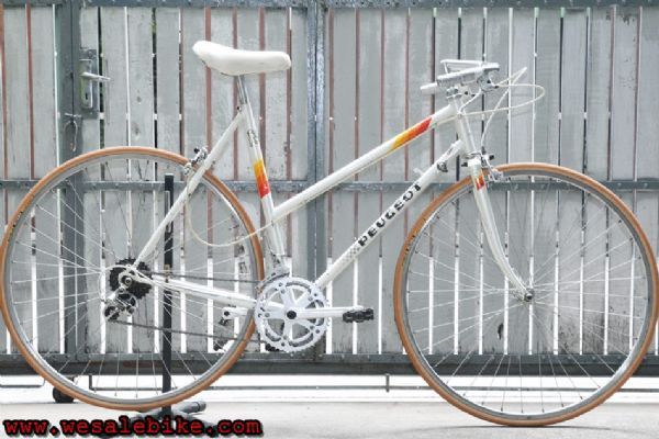จักรยานโครโมลี่ สับถัง Peugeot อะไหล่Shimano600 ไซส์ M