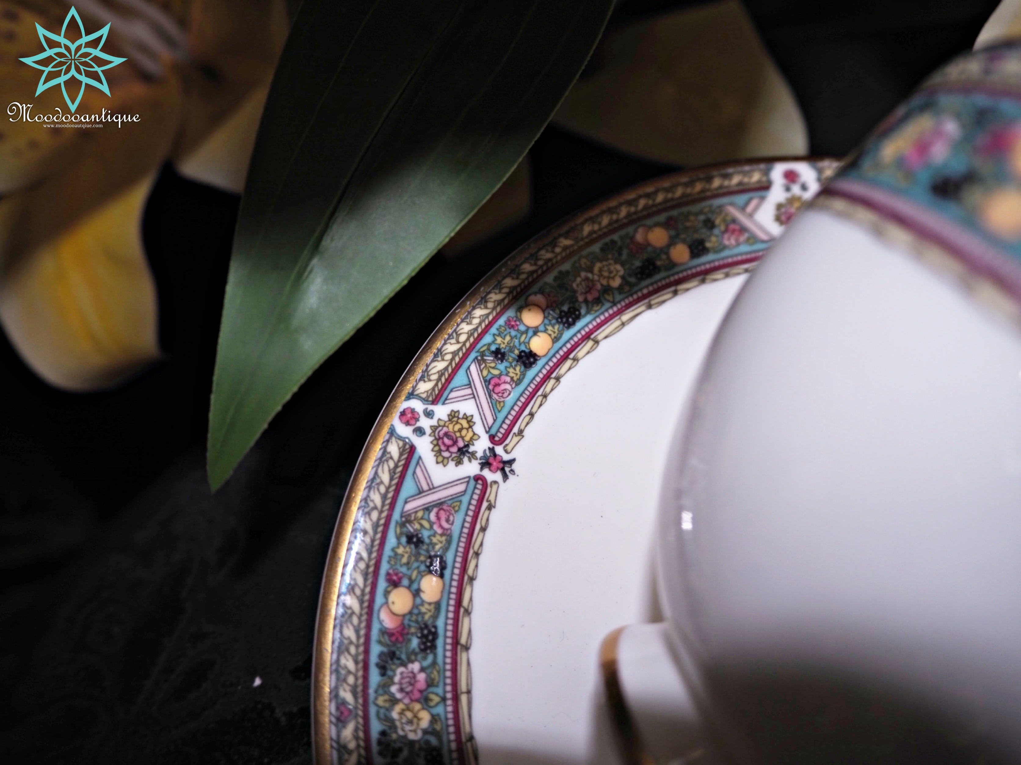 แก้ว พร้อมจานรอง แบรนด์ Royal Doulton Prestbury