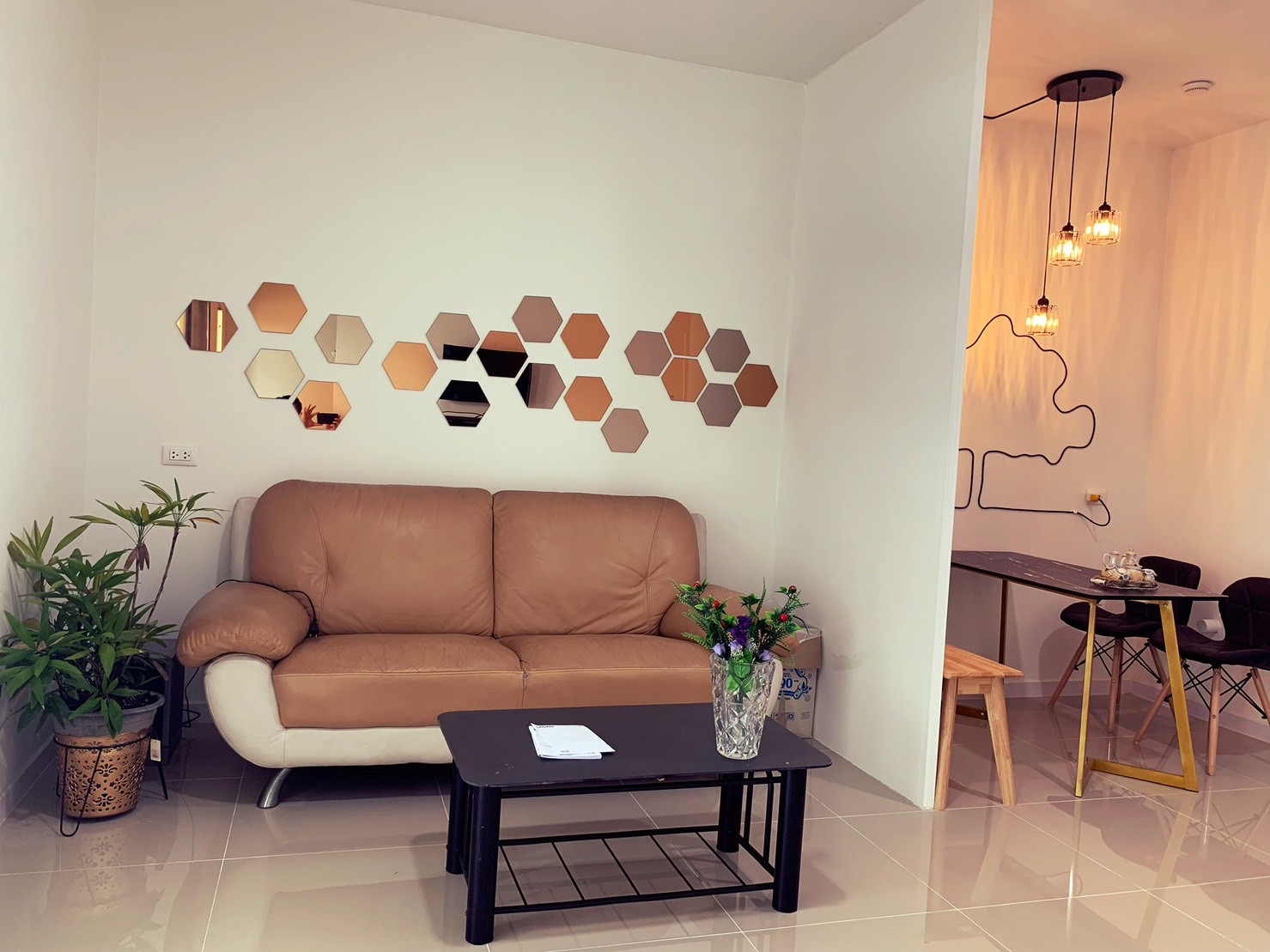 ให้เช่าทาวน์โฮม 2 ชั้น ม.พฤกษา สุขสวัสดิ์ - ประชาอุทิศ 2 ตกแต่งพร้อมอยู่