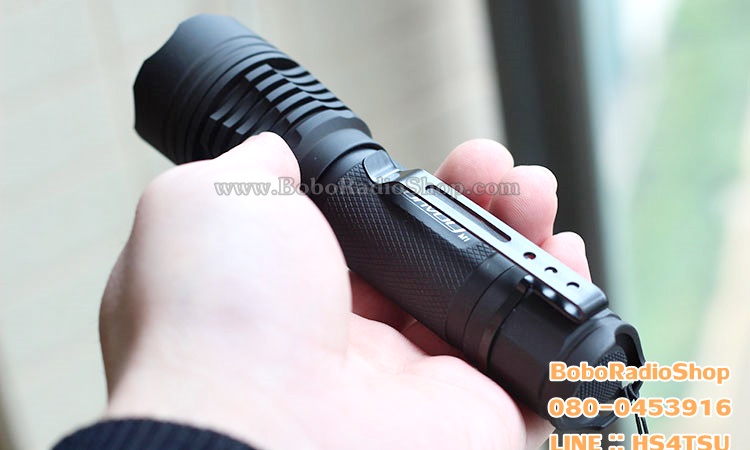 คลิปไฟฉายรมดำ Convoy S2/S2+/C8/C8+/M1