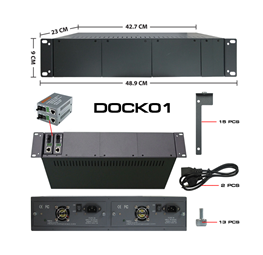 GLINK Fiber Optic/PLAT PANEL/DOCK01