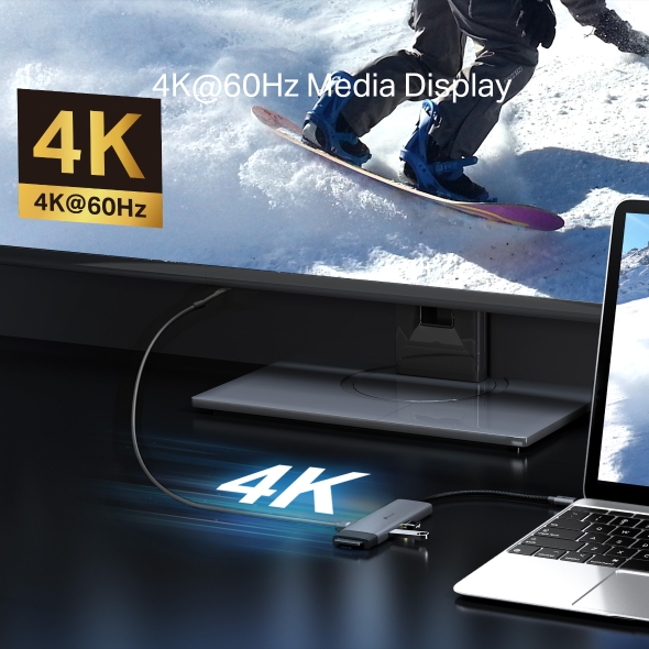 UH7020C USB Type-C 7 in 1 Hub