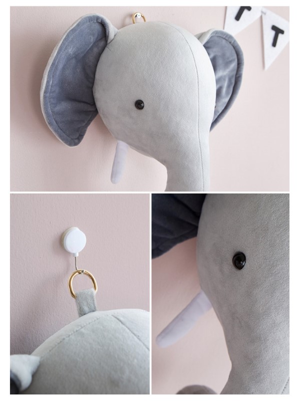 หัวตุ๊กตาตกแต่งผนัง 3D Animals Head wall decoration