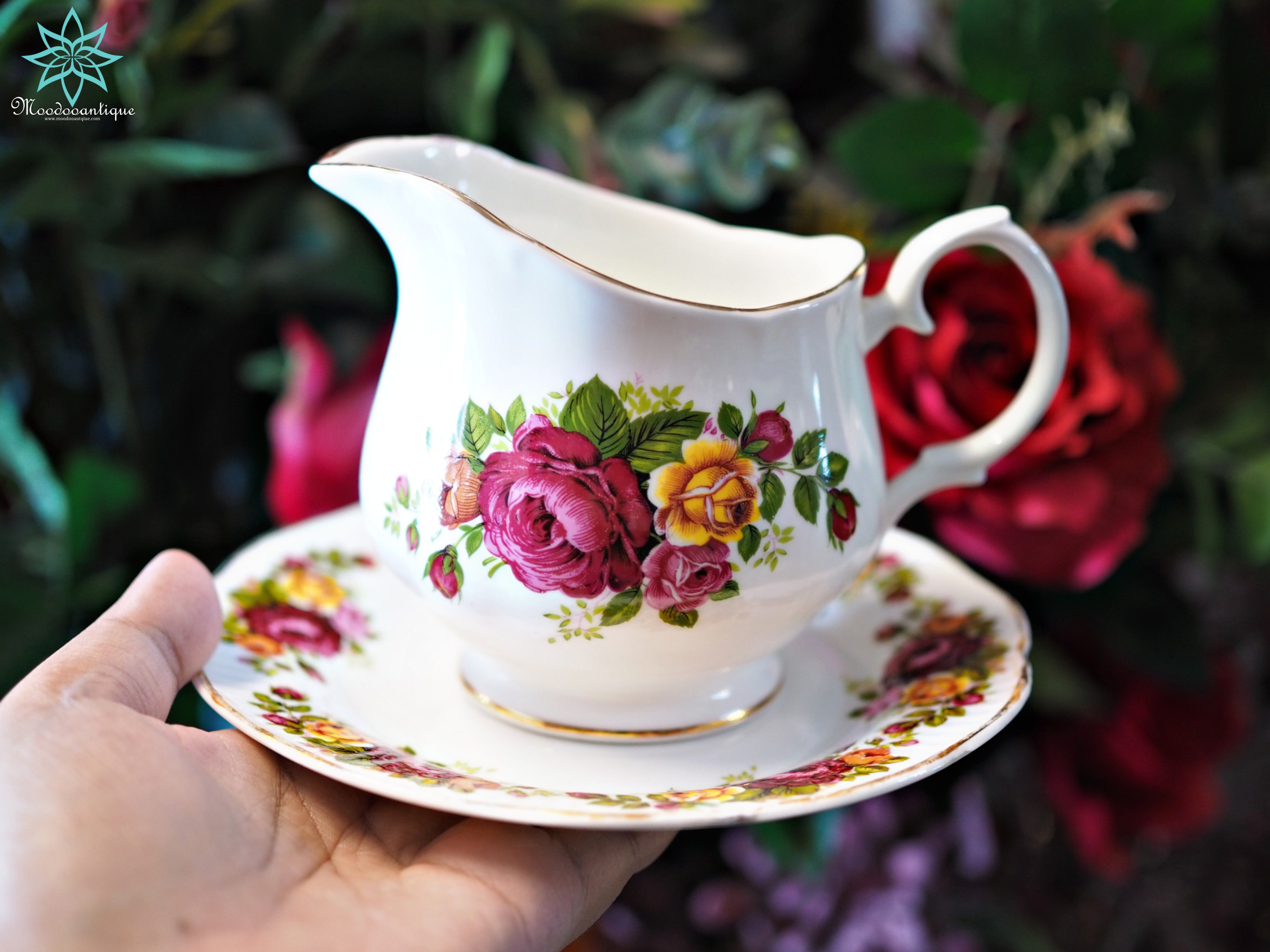 Bone china made in England