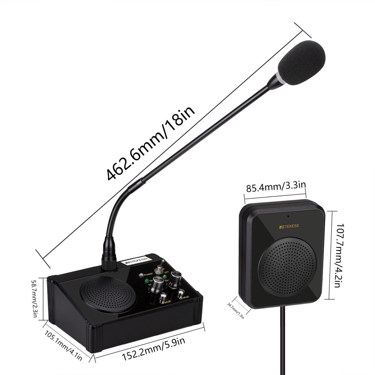 Window Intercom รุ่นไม่เดินสาย สำหรับเจ้าหน้าที่และ ผู้มาติดต่อ *** เสียบปลั๊กใช้งานได้เลย Kocom รุ่น TW106