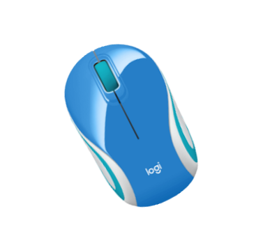 WIRELESS MOUSE (เม้าส์ไร้สาย) M187-MINI-MOUSE-BL