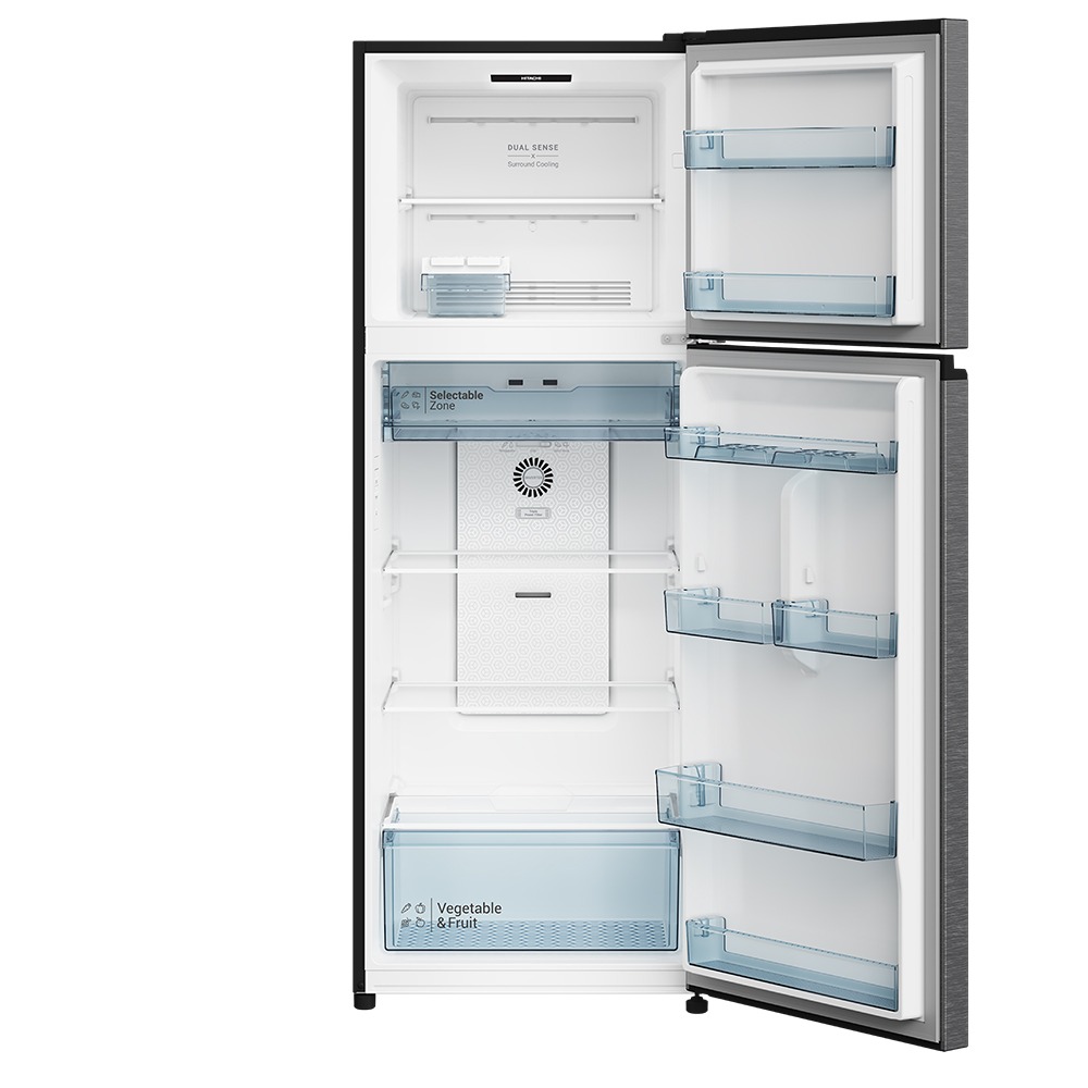 ตู้เย็น Hitachi 2 ประตู Grand Carbon Line รุ่น HRTN6443SXTH (409 ลิตร)