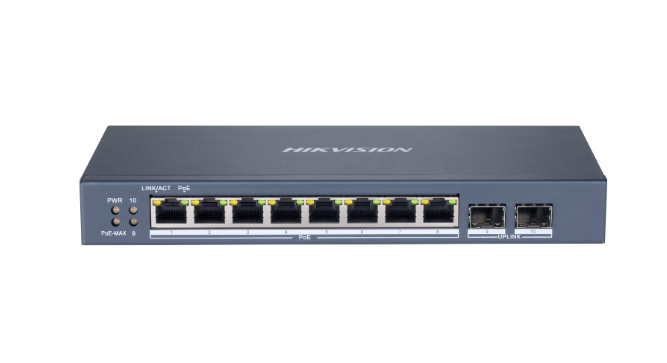 DS-3E1510P-SI 8 Port Gigabit Smart POE Switch