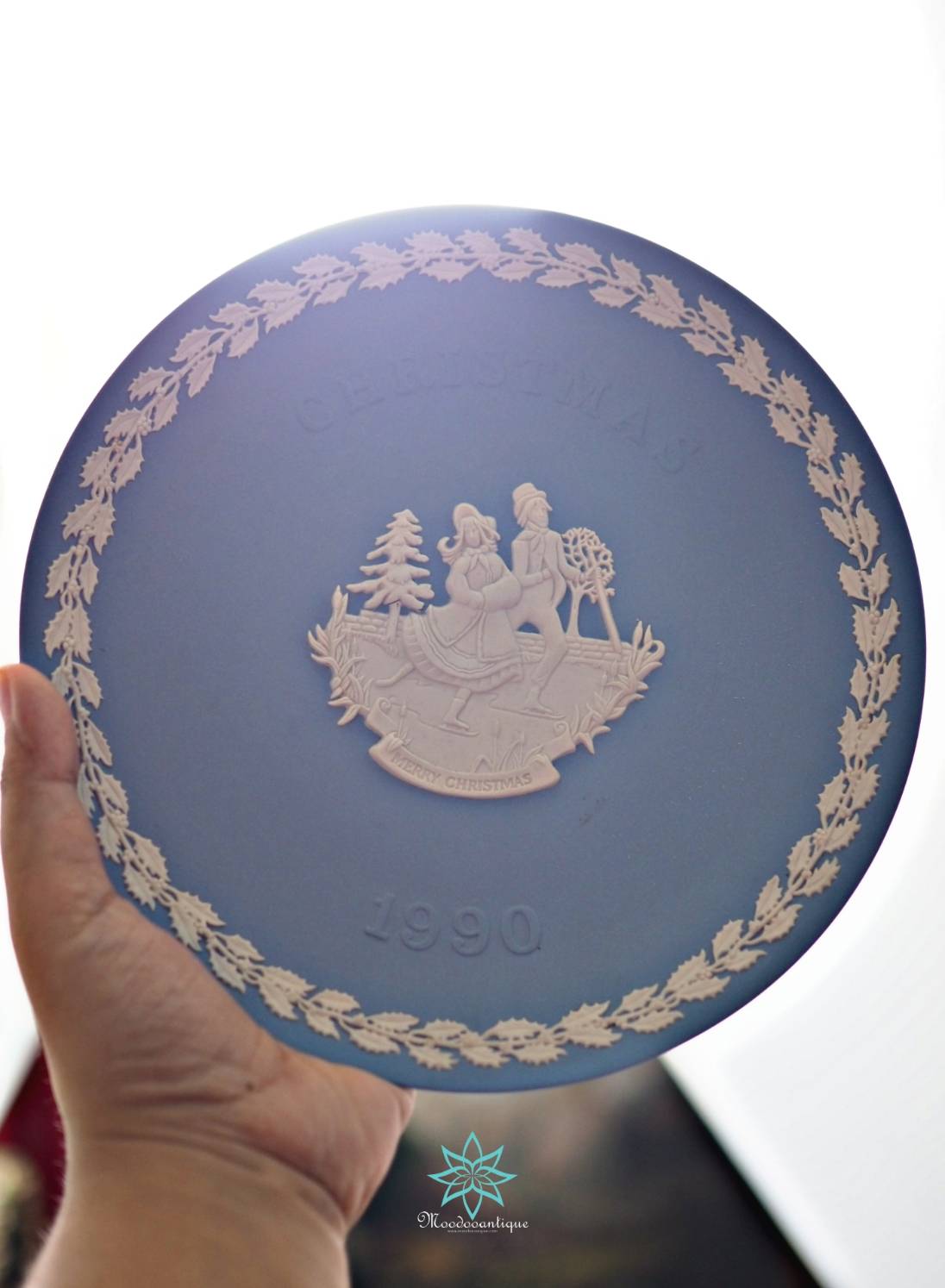 Collection Wedgwood Jasperware Christmas Plates
