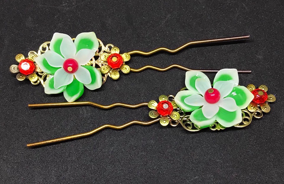 เครื่องประดับผม เจ้าสาวแบบ set รหัส #9