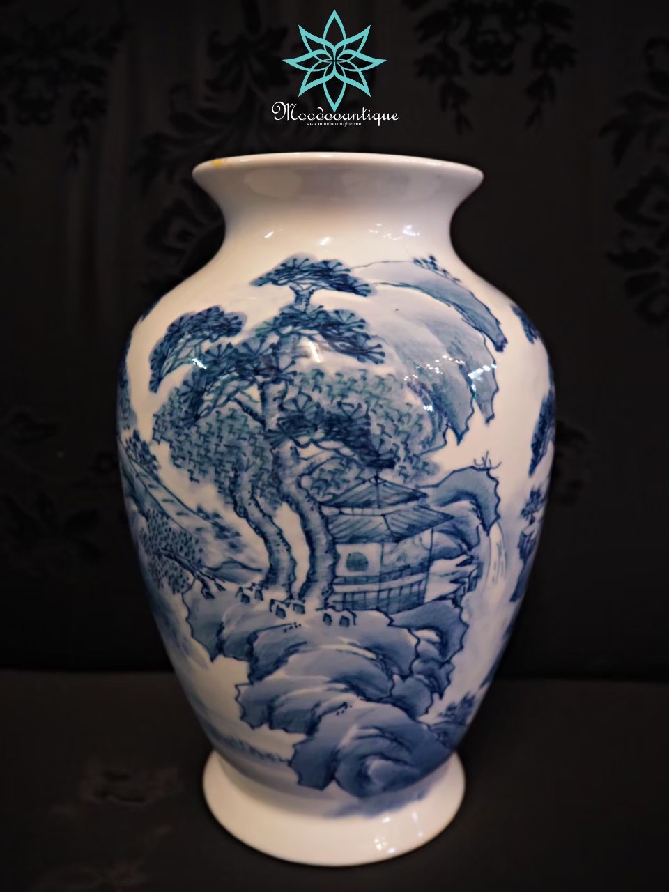 แจกันลวดลายแมนดาริน