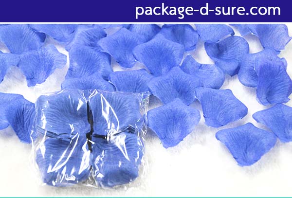 โปรโมชั่น//กลีบกุหลาบ รหัสสี 32 สีน้ำเงินอมม่วง แพคละ 95-100 กลีบ