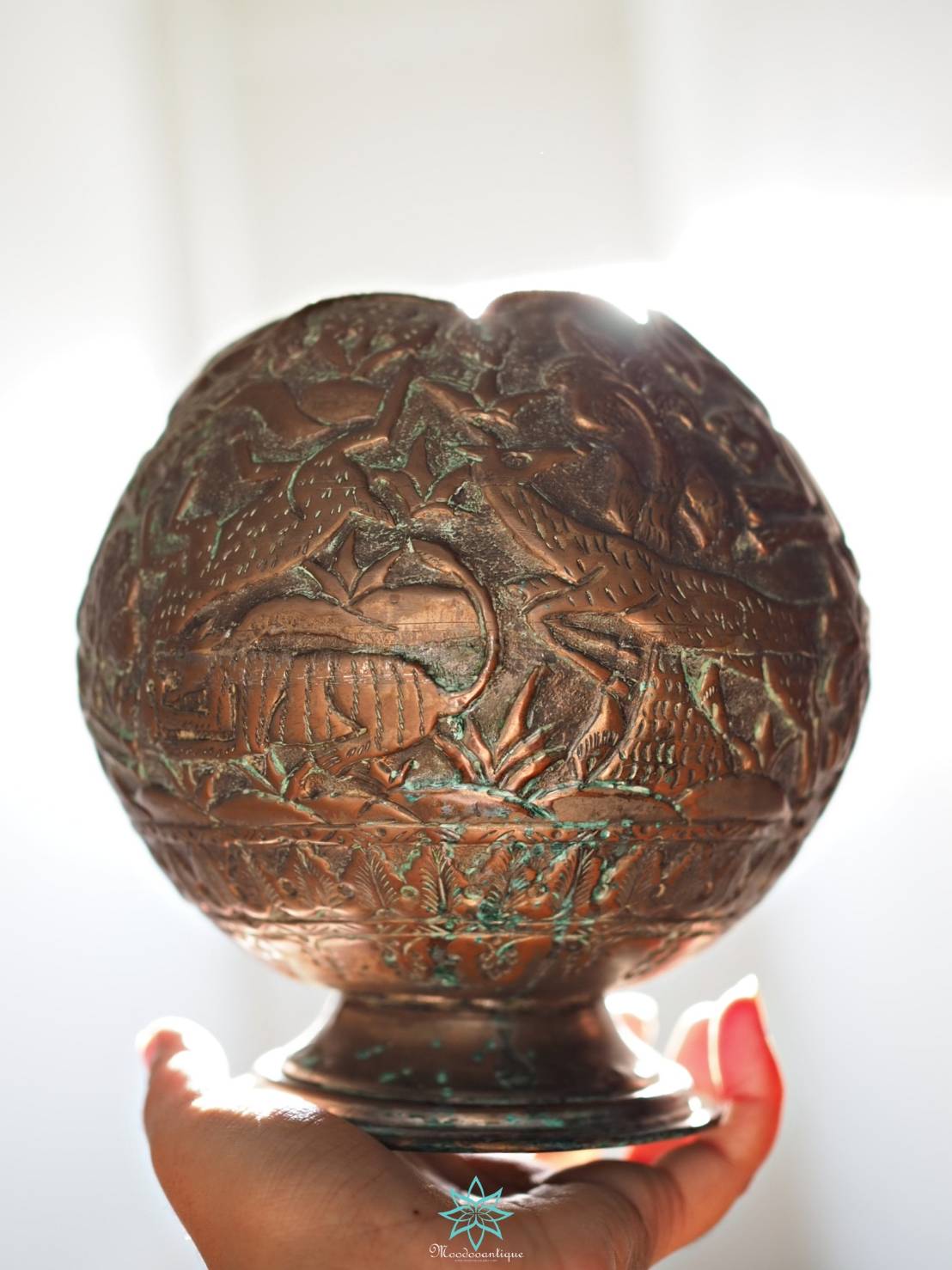 โถเปอร์เซีย ทองแดงแท้