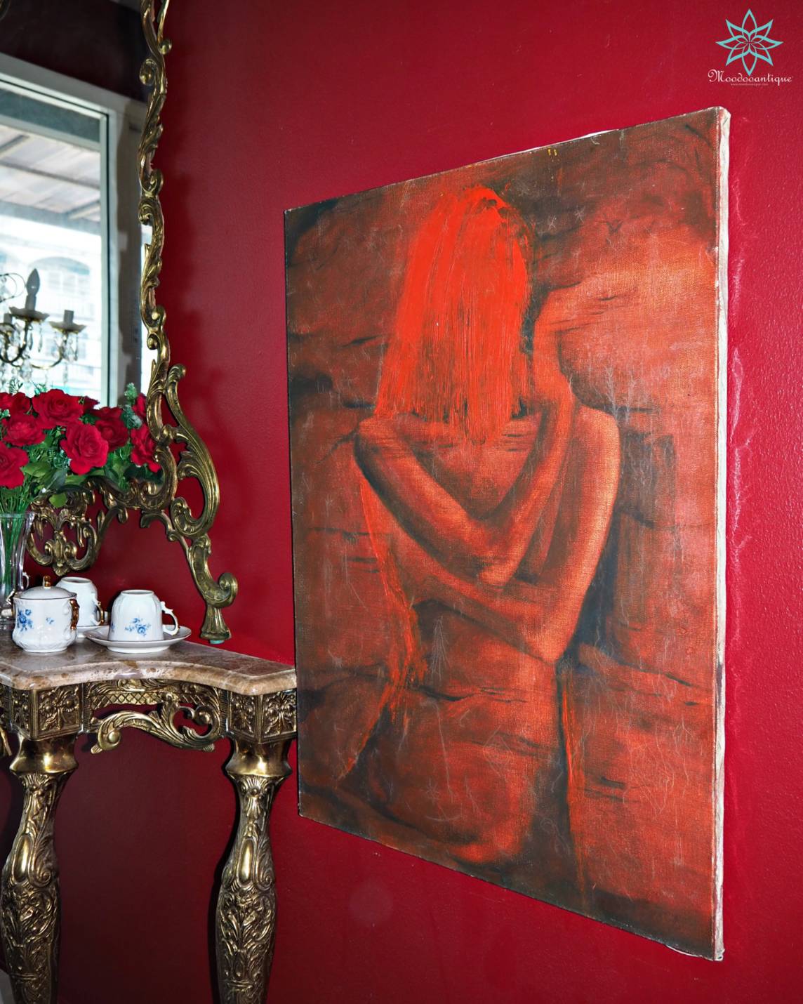 My beautiful lady oil painting