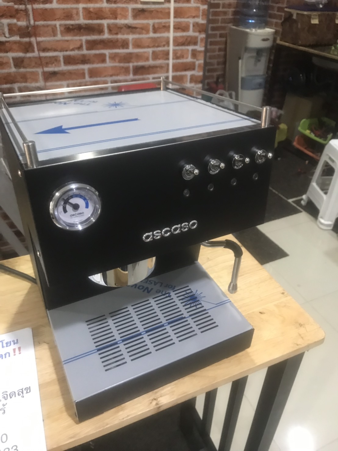 เครื่องชงกาแฟ ascaso Uno 1 G คู่ เครื่องบดกาแฟ 600n Black