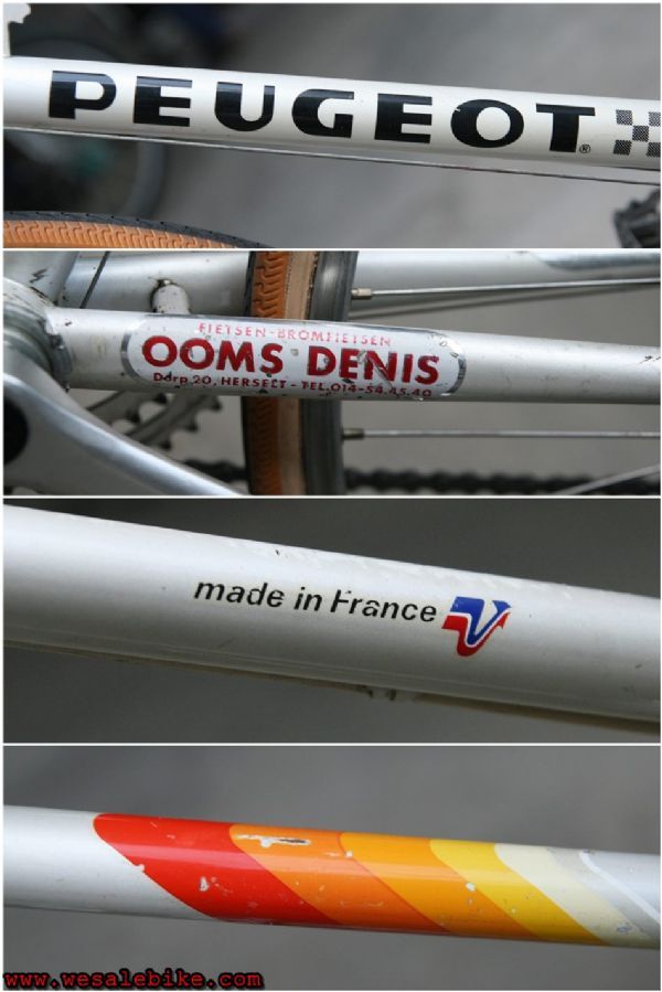 จักรยานโครโมลี่ สับถัง Peugeot อะไหล่Shimano600 ไซส์ M