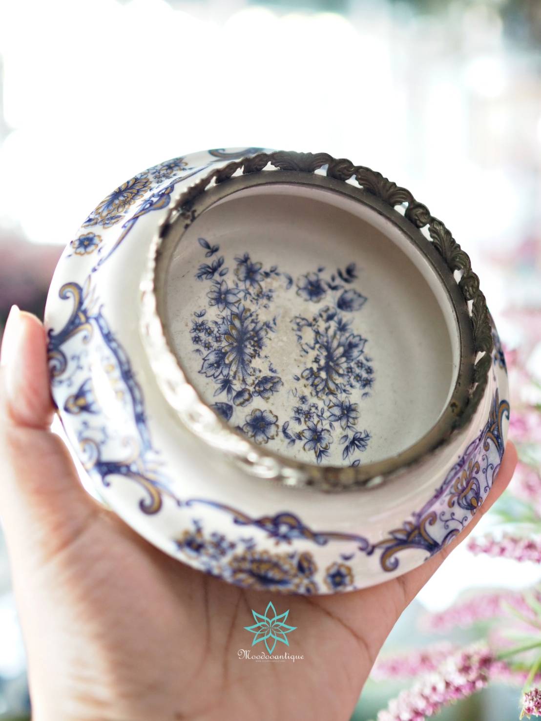 ที่เขียบุหรี่ขอบเงินอังกฤษ