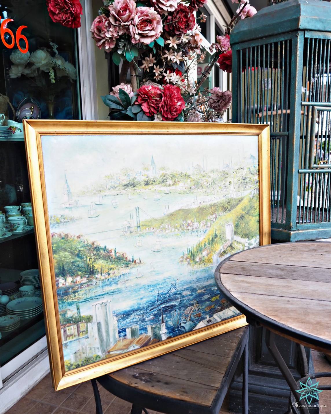 Bogaz Cyprus oil painting 1995