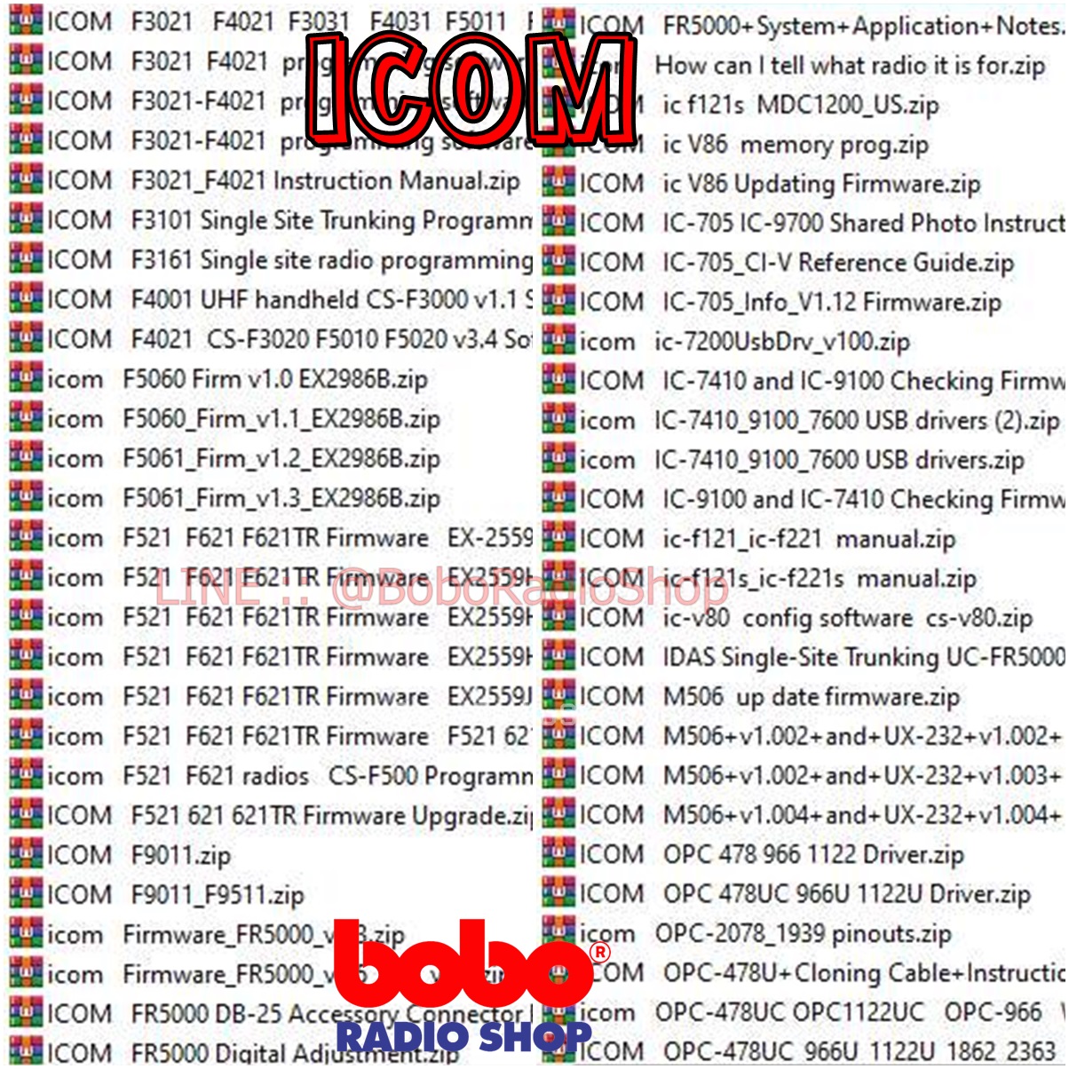 SOFTWARE CODEPLUGS FIRMWARE คู่มือ สำหรับวิทยุสื่อสาร