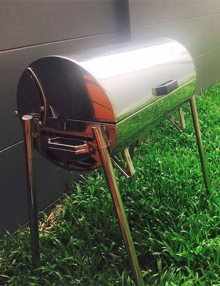 เตาอบสแตนเลสไร้ควัน ชายเล็ก ขนาด 55 ซม.