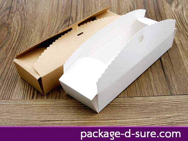 โปรโมชั่น//กล่องทรงยาว เปิดบน 2 ด้าน 7x23x4 กระดาษขาว