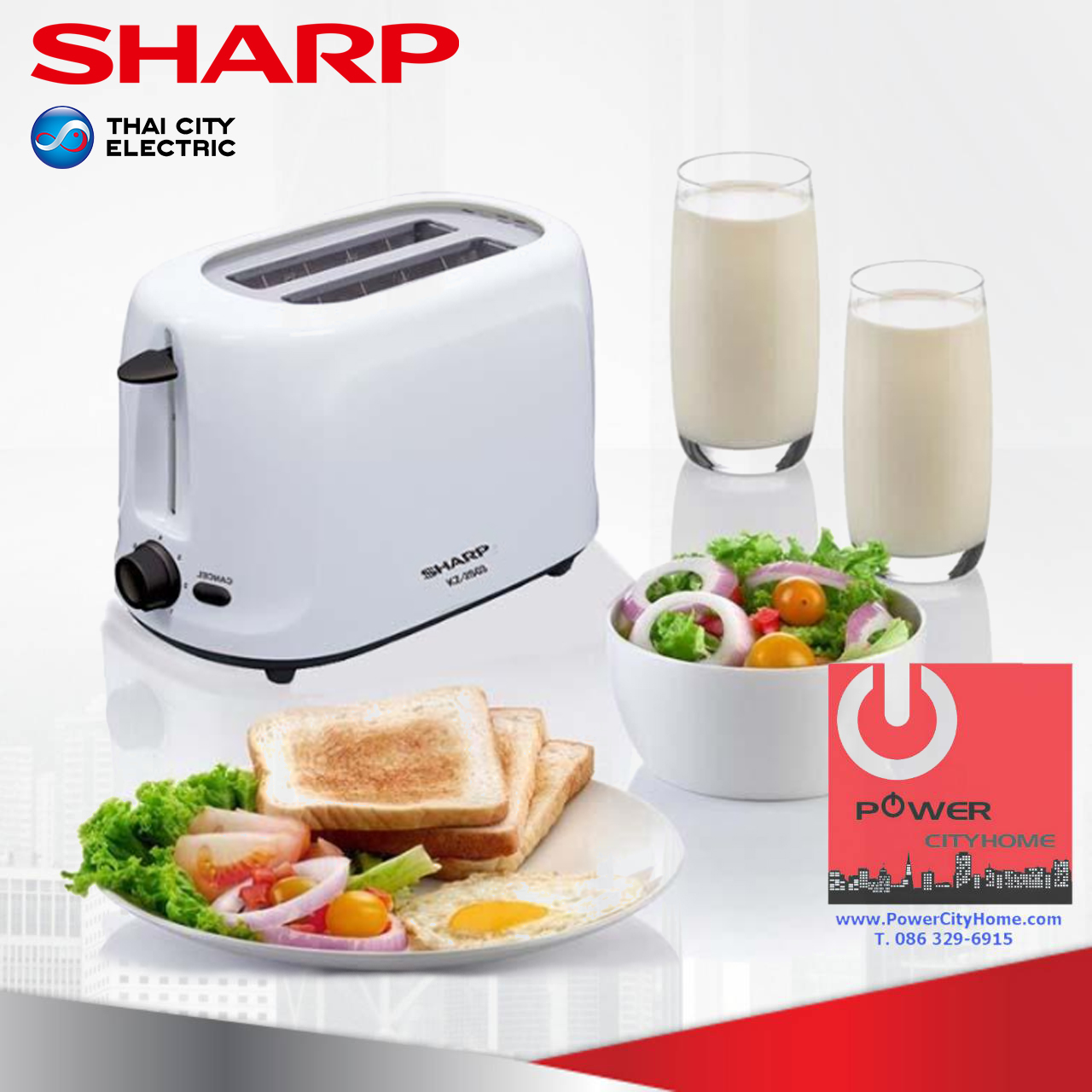 เครื่องปิ้งขนมปัง Sharp รุ่น KZ-2S03