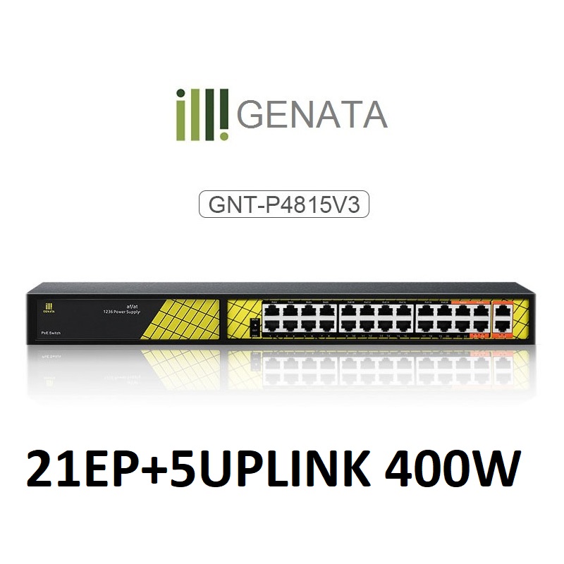 GENATA/GNT-P4815V3 26-CH (21EP+3GP+2G+5V 400W)