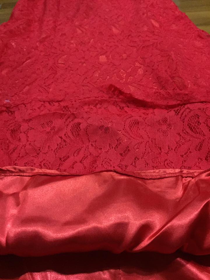 ชุดจีนยาว ลูกไม้แขนยาว รหัส TM159 สินค้าพร้อมส่ง