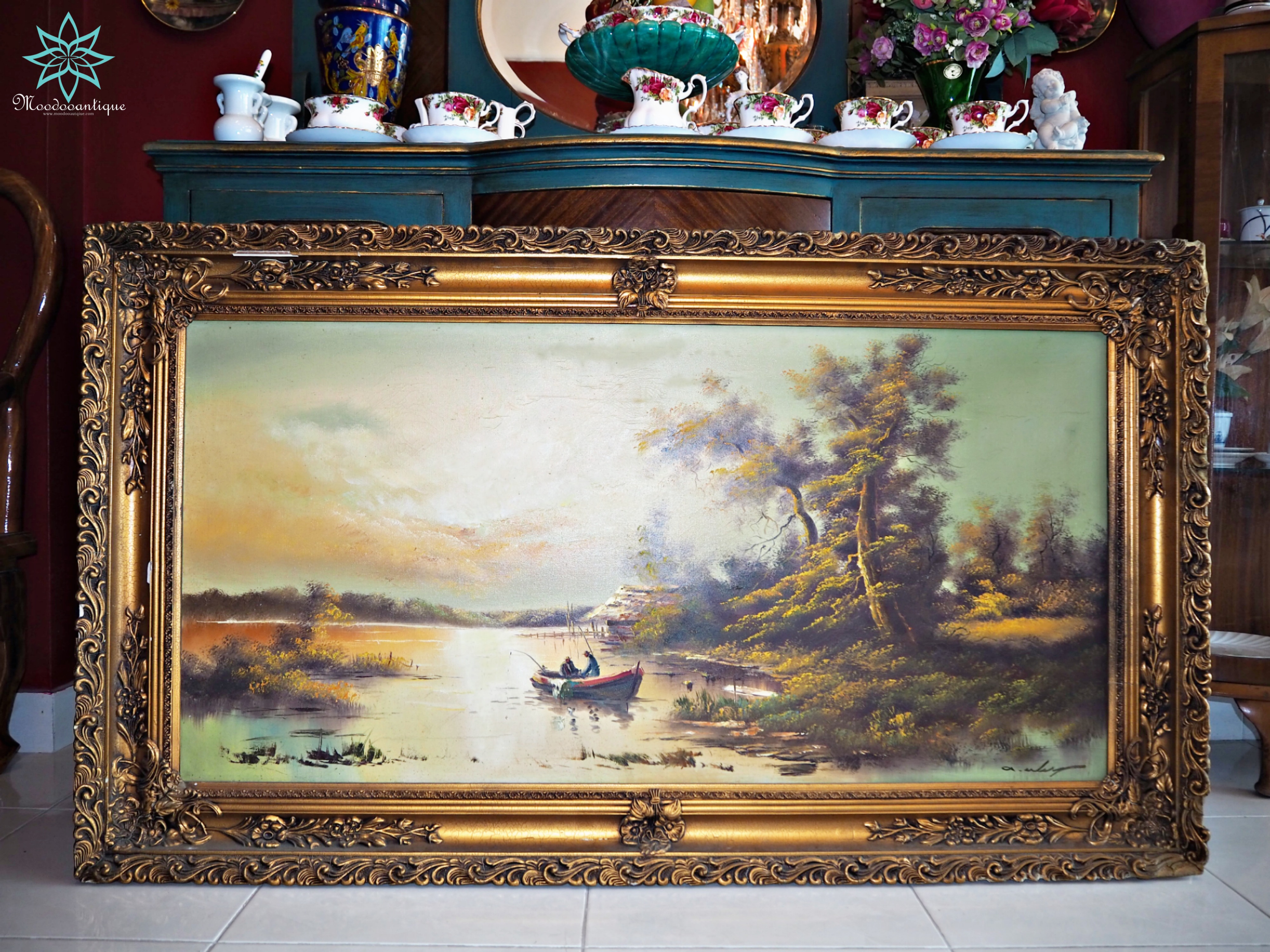 Morning Life (ภาพวาดสีน้ำมันบนผ้าใบ)