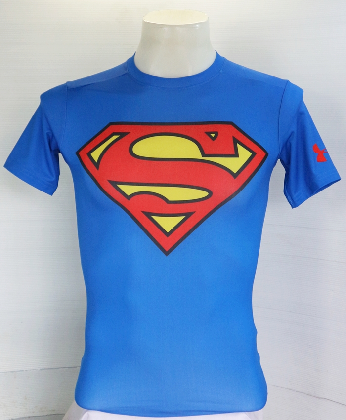 เสื้อรัดกล้ามเนื้อ UNDER ARMOUR SUPERMAN แขนสั้น ไซส์ S