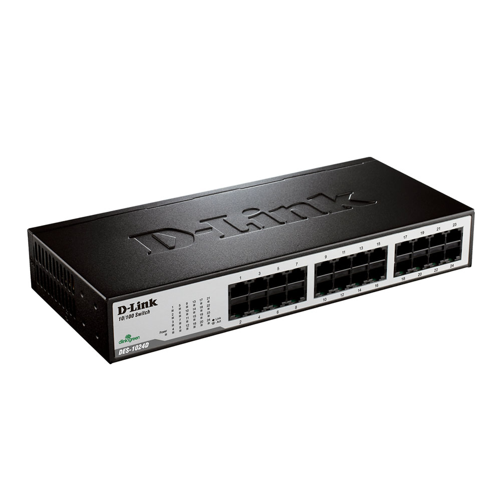 SWITCH (สวิตซ์) D-LINK 24 PORTS DES-1024D FAST PORT
