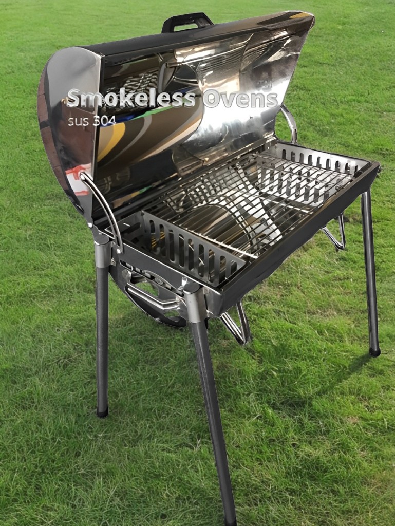 เตาอบสแตนเลสไร้ควัน ชายเล็ก ขนาด 55 ซม.