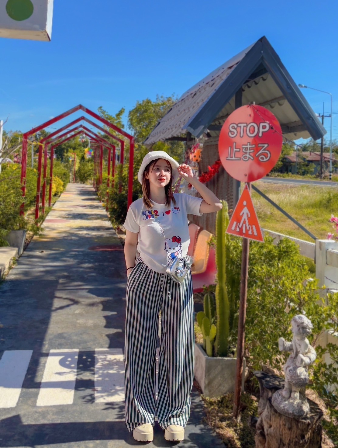 เซตเสื้อเอวย่น น้องตี้ กางเกงขายาวผ้าไหมอิตาลี่ อก32-38 เอว24-34 สพ44 กางเกงยาว40