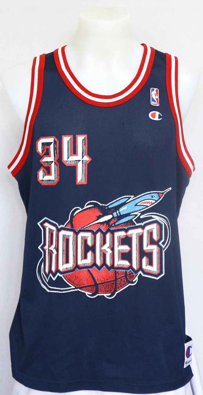 เสื้อบาสเกตบอล NBA Houston Rockets ของ Hakeem Olajuwon