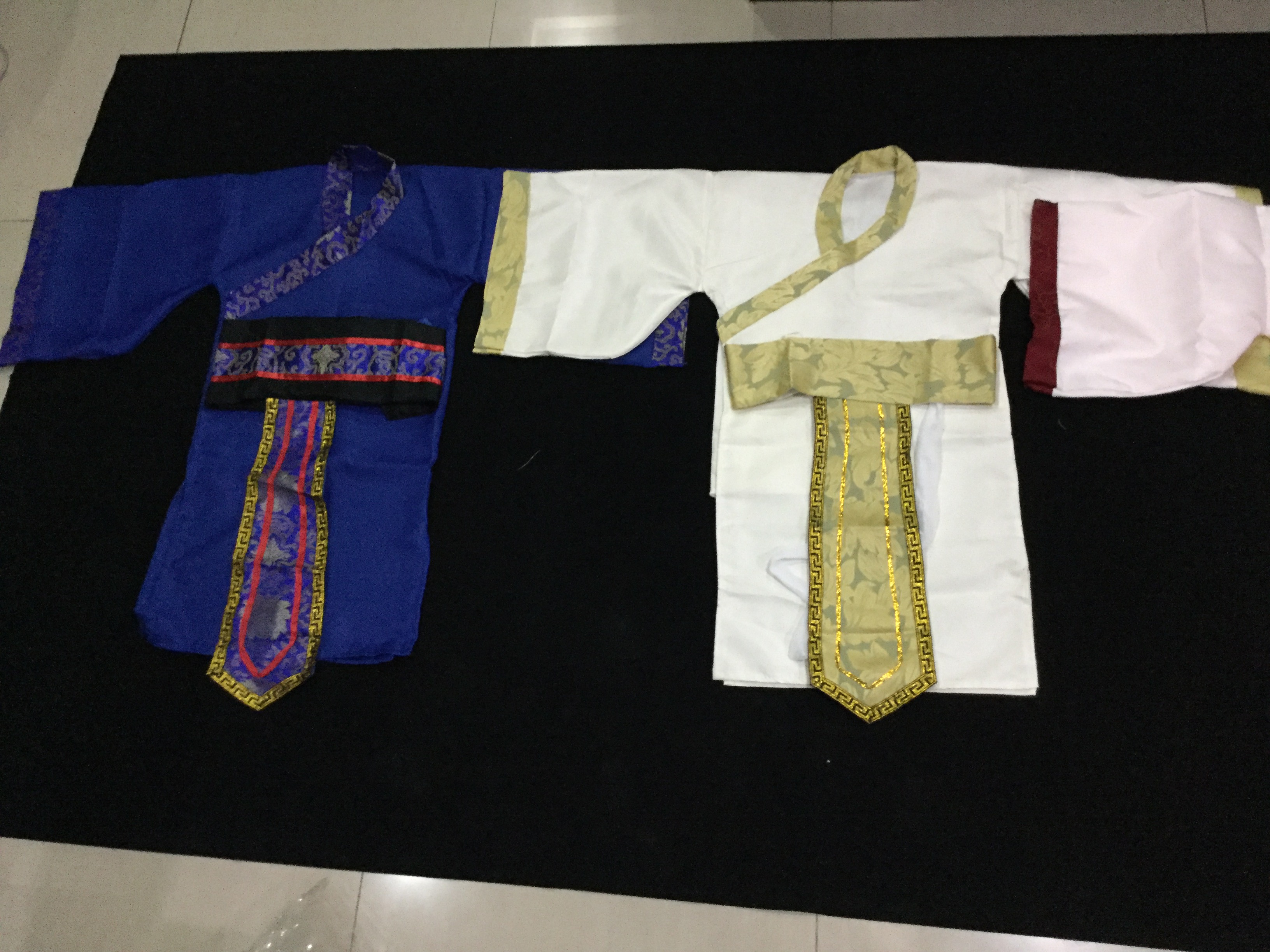 ชุดจีนฮั่น สีเหลืองอ่อน รหัส KIN 45 สินค้าพร้อมส่ง