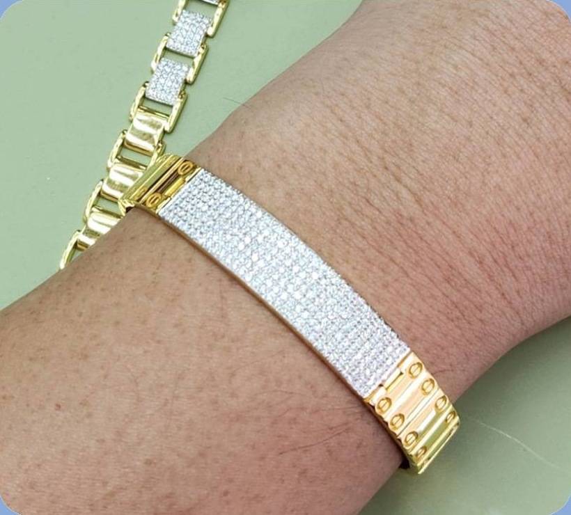 สร้อยข้อมือเพชรแท้รวม 2.37 cts