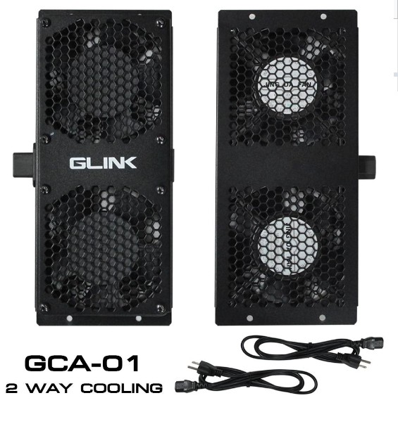 Glink 2way Cooling fans Rack Accessories GCA-01