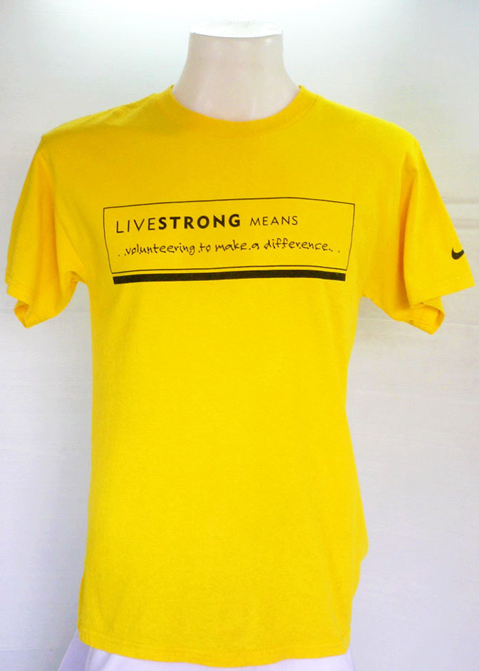 เสื้อยืด NIKE LIVESTRONG CHALLENGE ไซส์ M