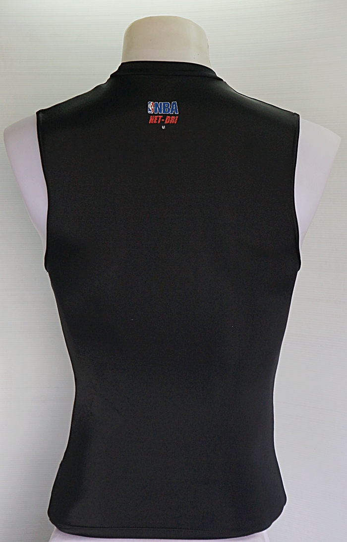 เสื้อรัดกล้ามเนื้อ NBA สีดำ แขนกุด ไซส์ M