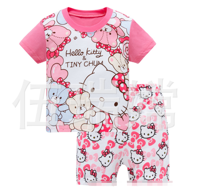 ชุดนอนเด็กเล็ก แขนสั้น ขาสั้น Size 2T,3T,4T