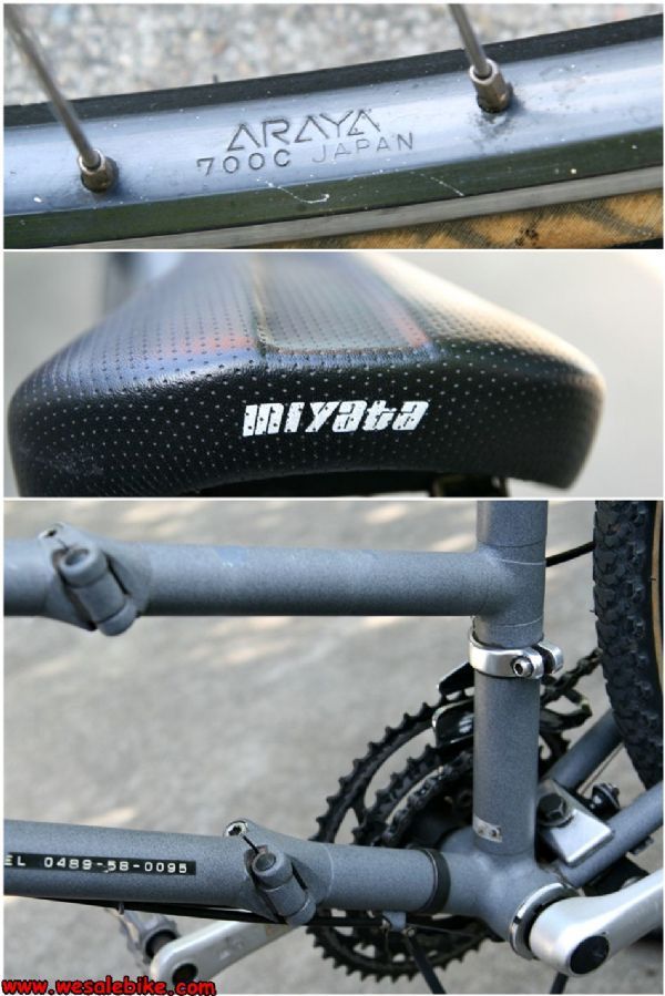 จักรยานพับ Miyata ล้อ700C สีเทาระเบิด ไซส์ M