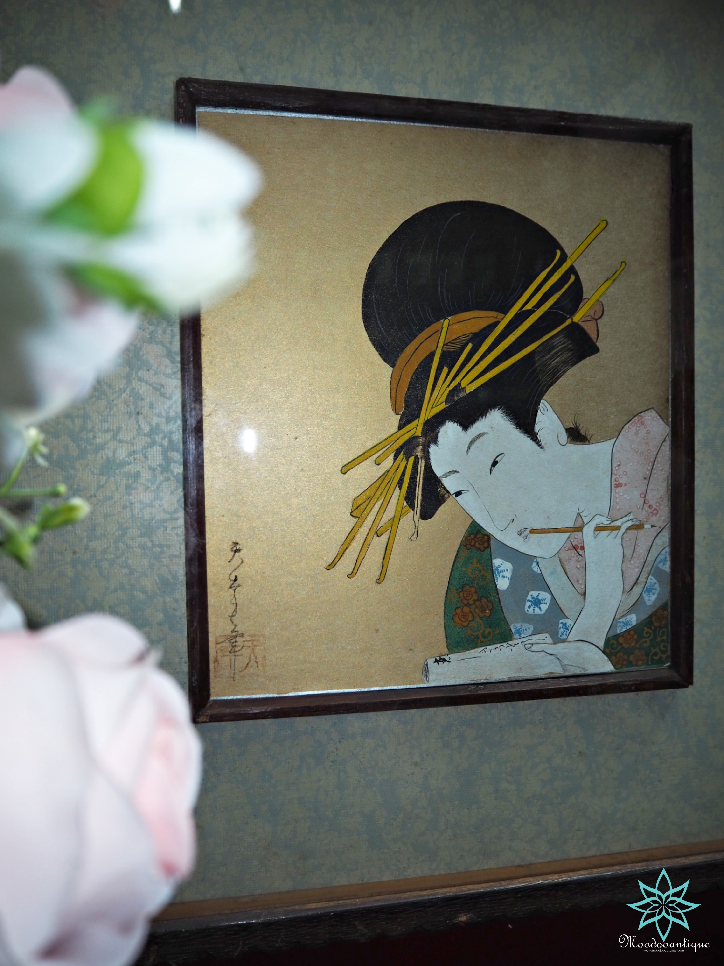 ภาพวาดภู่กันหมึกญี่ปุ่น