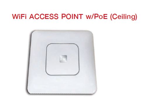 INTERLINK WiFi ACCESS POINT w/PoE (Ceiling) Model PA-3120