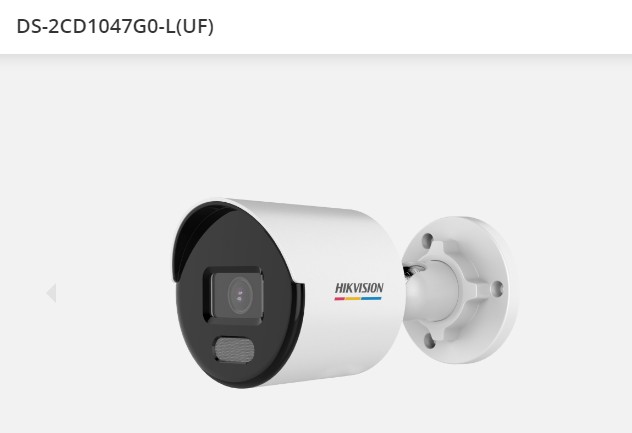 4 MP ColorVu Fixed Bullet Network Camera Hikvision DS-2CD1047G0-LUF