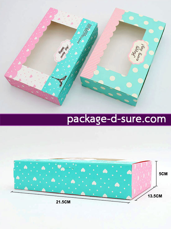 กล่องสี่เหลี่ยมผืนผ้า เปิดบนฉลุ 13.5x21.5x5 สีขาว