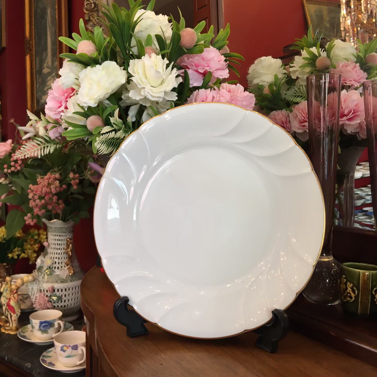 จานอาหารขอบทอง NARUMI 6 ใบ