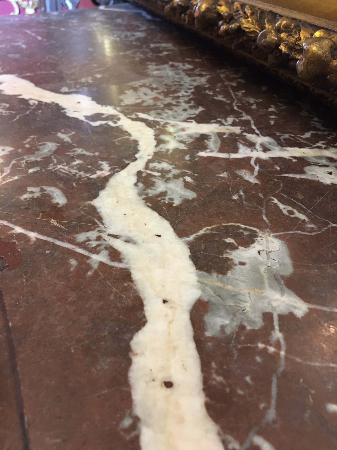 โต๊ะท๊อปหินอ่อนงานฝรั่งเศส