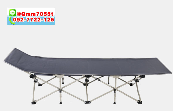 เตียงสนามพับได้ สีแดง หมด