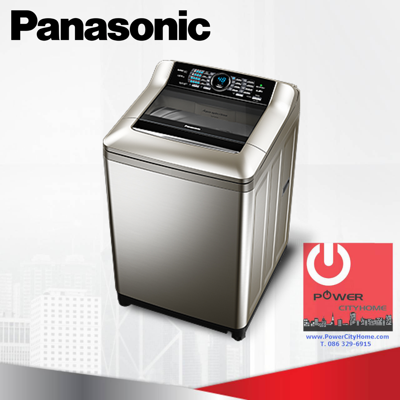 เครื่องซักผ้า Panasonic ฝาบน 13.5 กก. รุ่น NA-F135X1